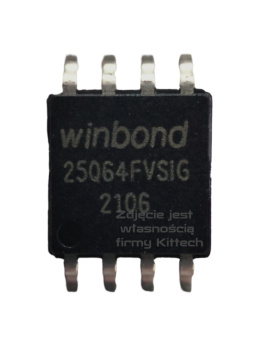 Kość BIOS SOP-8 Winbond W25Q64FVSIG 25Q64FVSIG 64Mb 8MB 3.3V