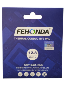 Profesjonalny wydajny termopad Fehonda 12.8W/mK 100x100x1.25mm