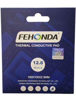 Profesjonalny wydajny termopad Fehonda 12.8W/mK 100x100x2.5