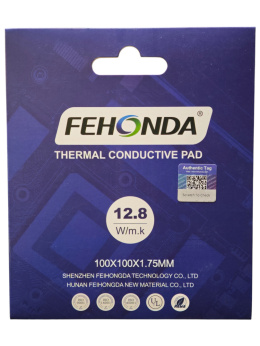 Profesjonalny wydajny termopad Fehonda 12.8W/mK 100x100x1.75mm