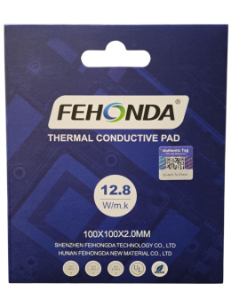 Profesjonalny wydajny termopad Fehonda 12.8W/mK 100x100x2mm